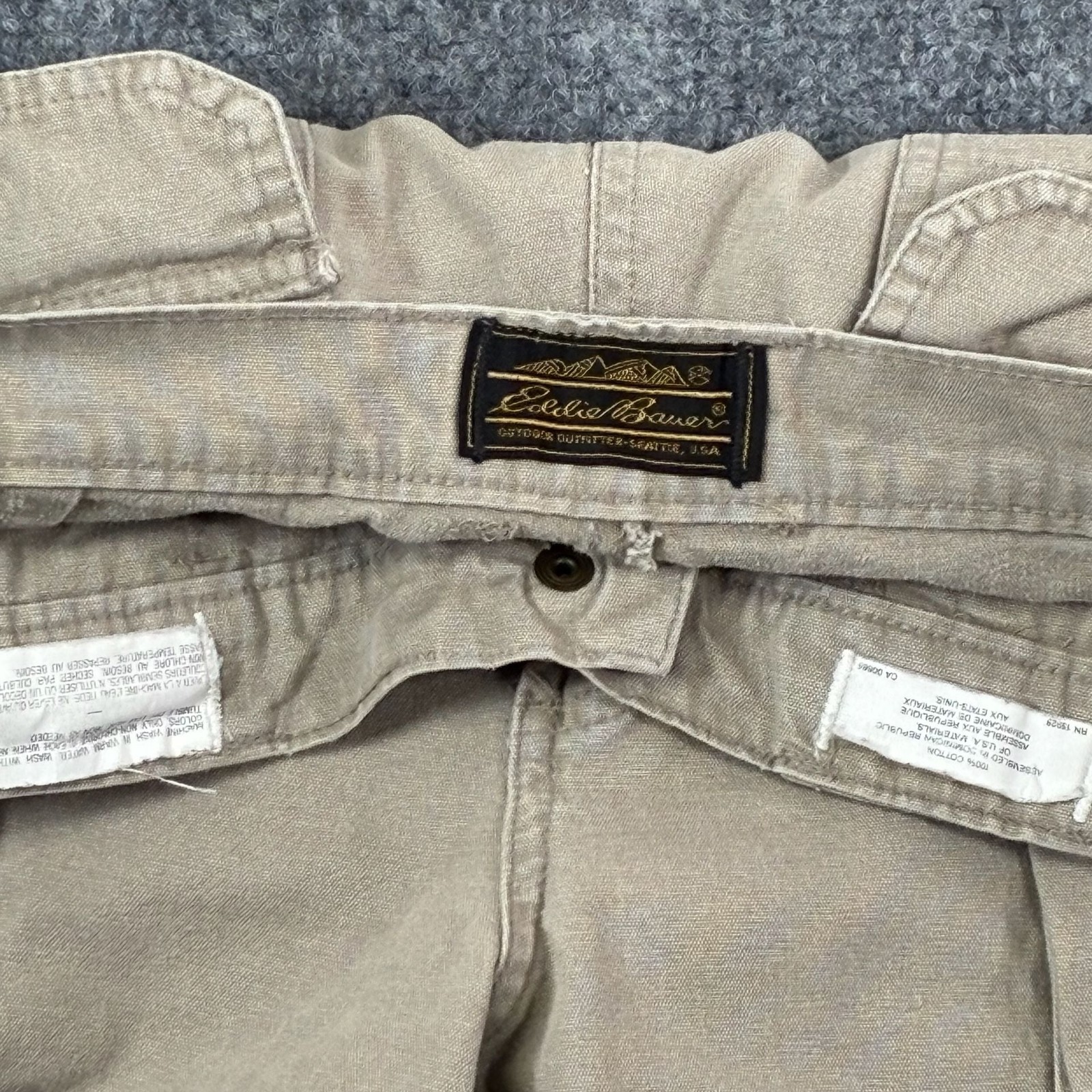 Eddie Bauer Outdoor Explorer Pleated Utility Work Pants