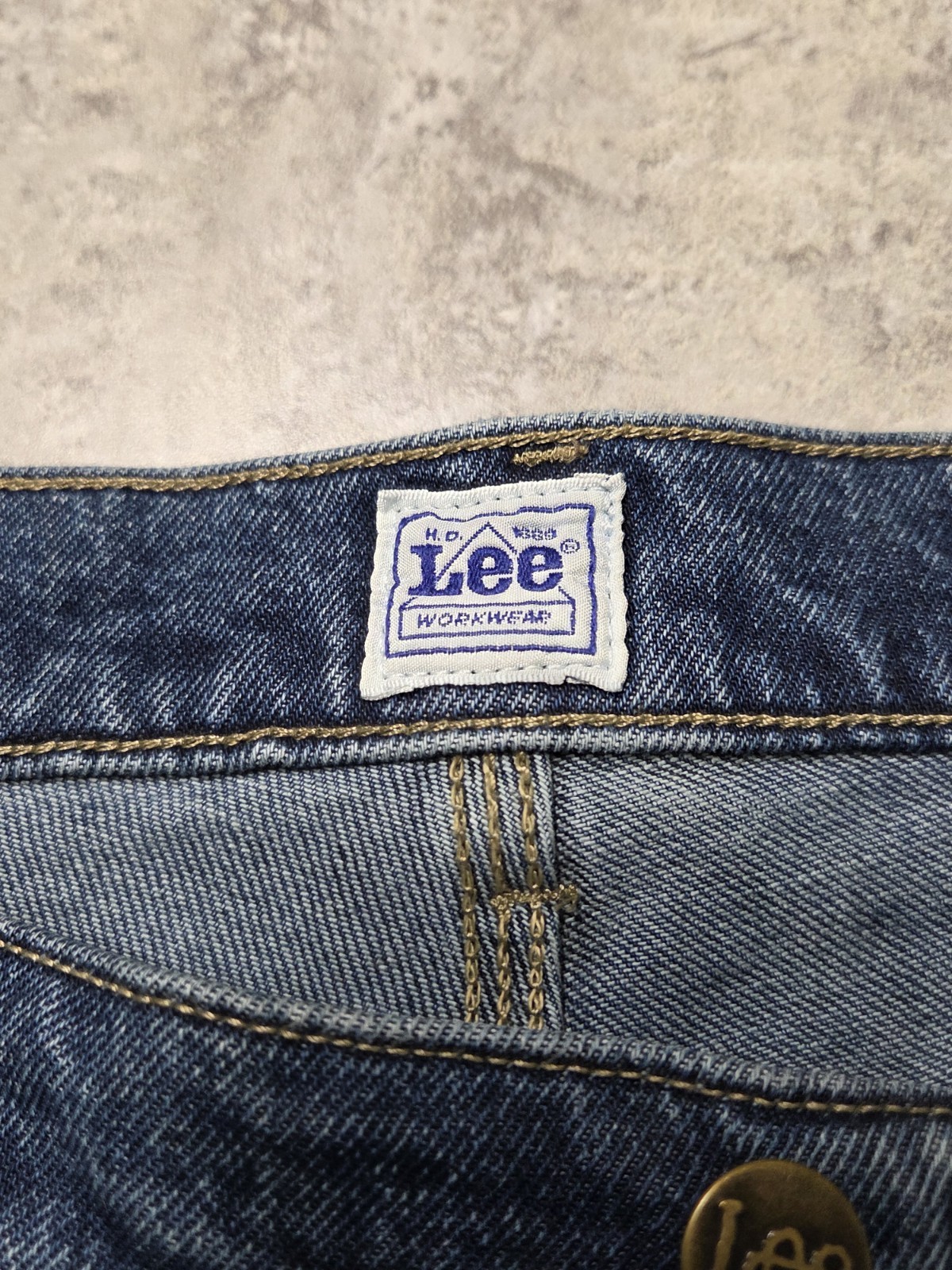 LEE Workwear Denim Dark Blue Carpenter Jean, Men 31×30