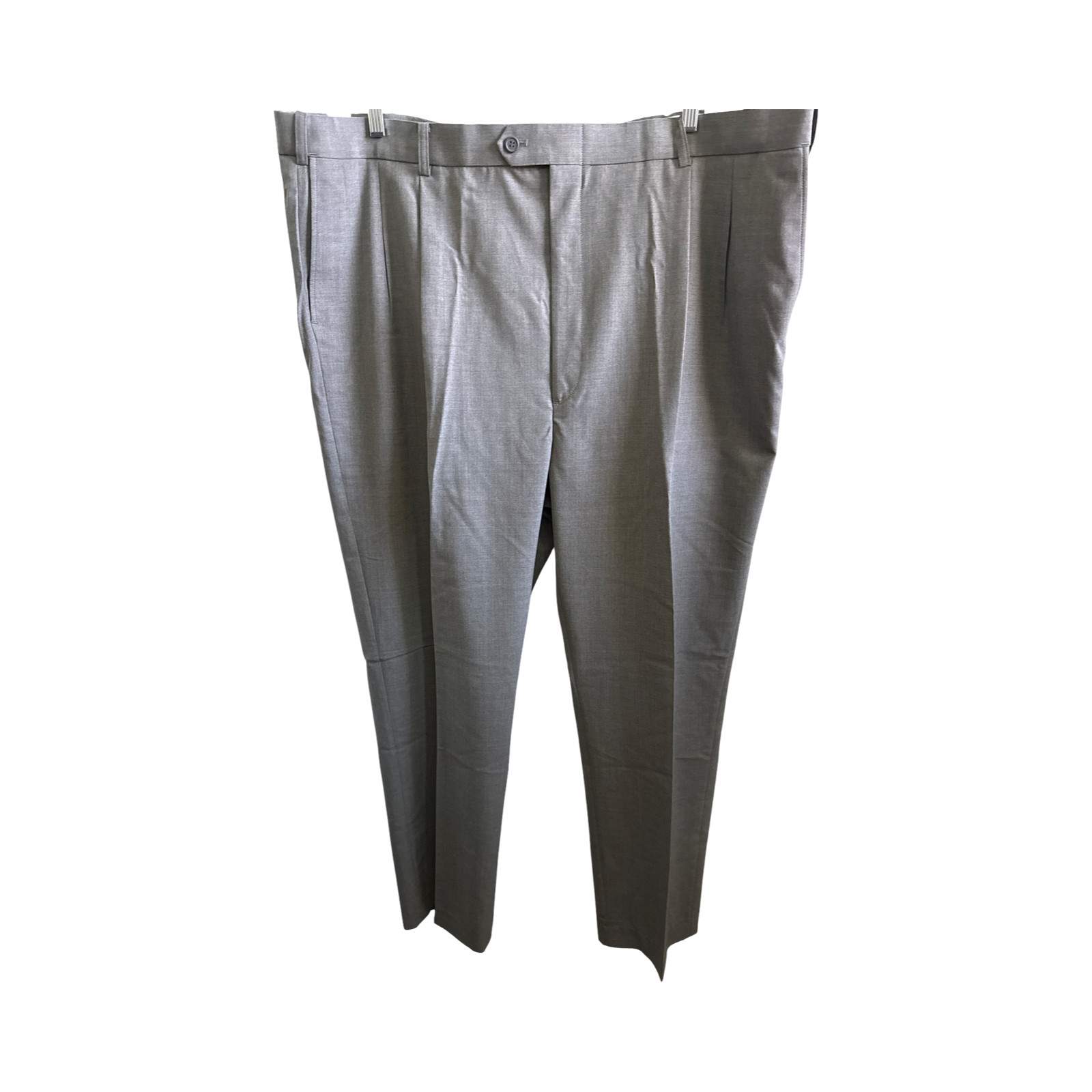 Palm Beach Reflex Gray Pants Size 48 LX Worsted Wool /Polyester Slash Pocket NWT