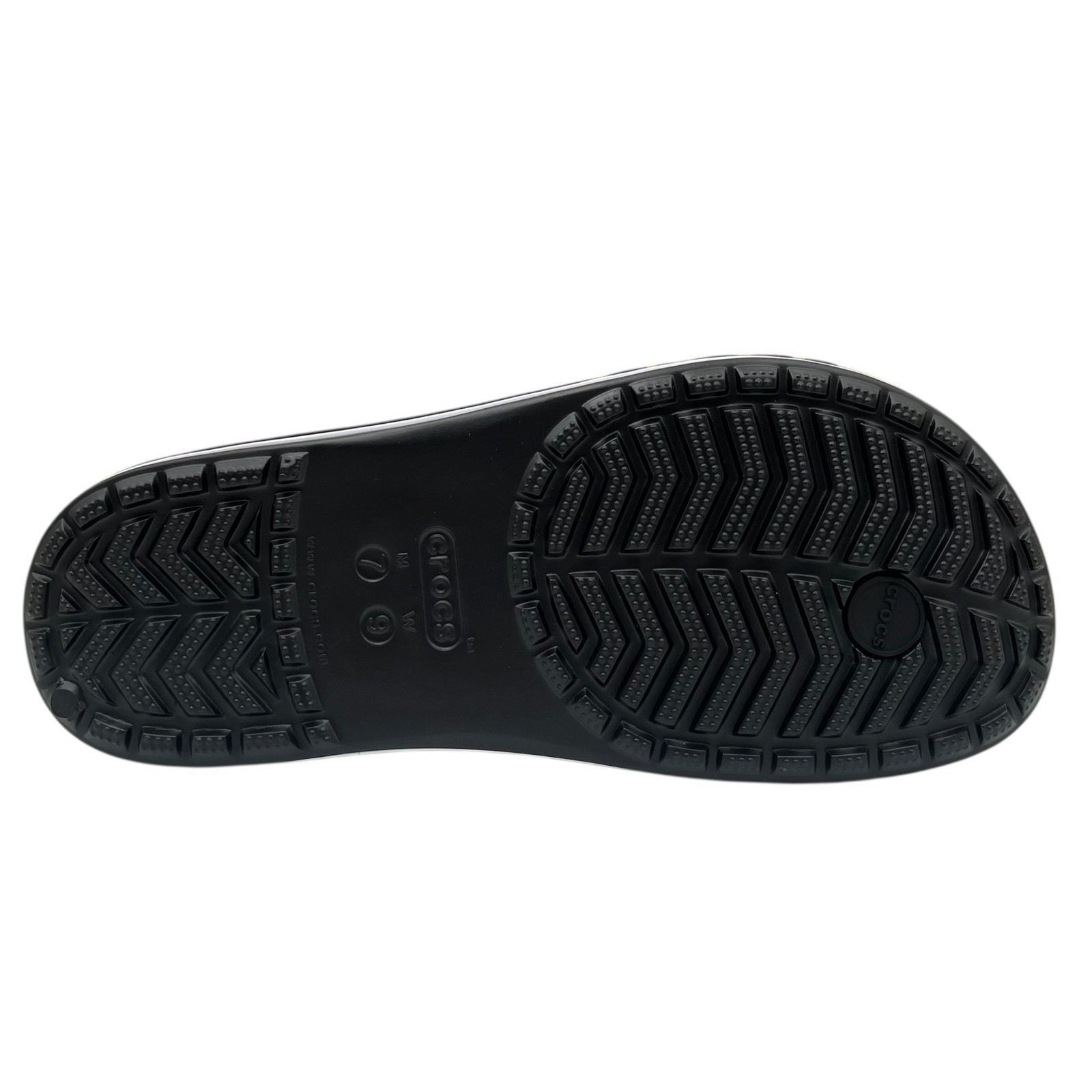 Crocs Bayaband Men’s Flip Flop Sandals Size 7 Black Water Friendly Lightweight