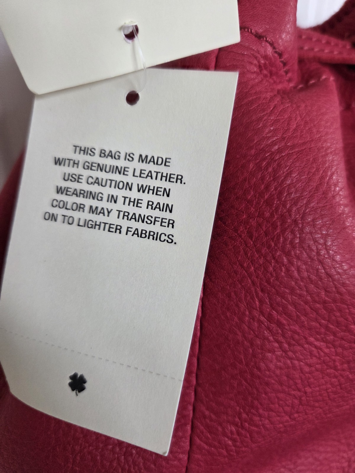 LUCKY BRAND Harper Bucket Bag Red HKW0221 NWT