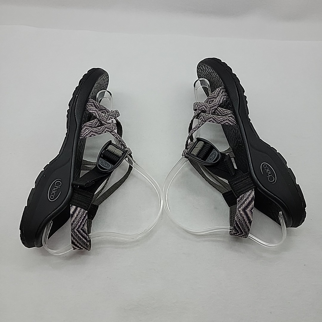CHACO Women’s Size 7 Updraft EcoTread Outdoor Sandals Black Waves Double Strap