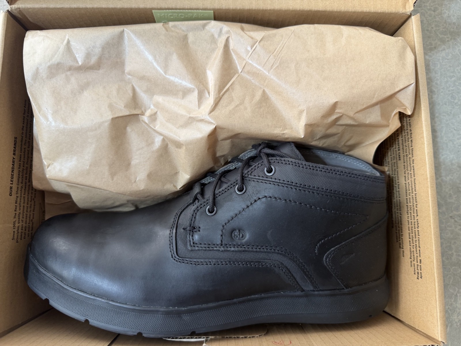 Redwing Crtosslite Size 13 #6714 – Black – New in box