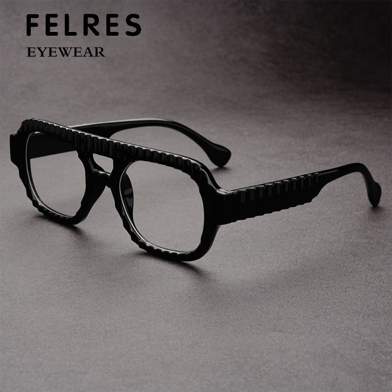 Classic Square Double Bridge Sunglasses Men Women Retro Outdoor Shade Glasses