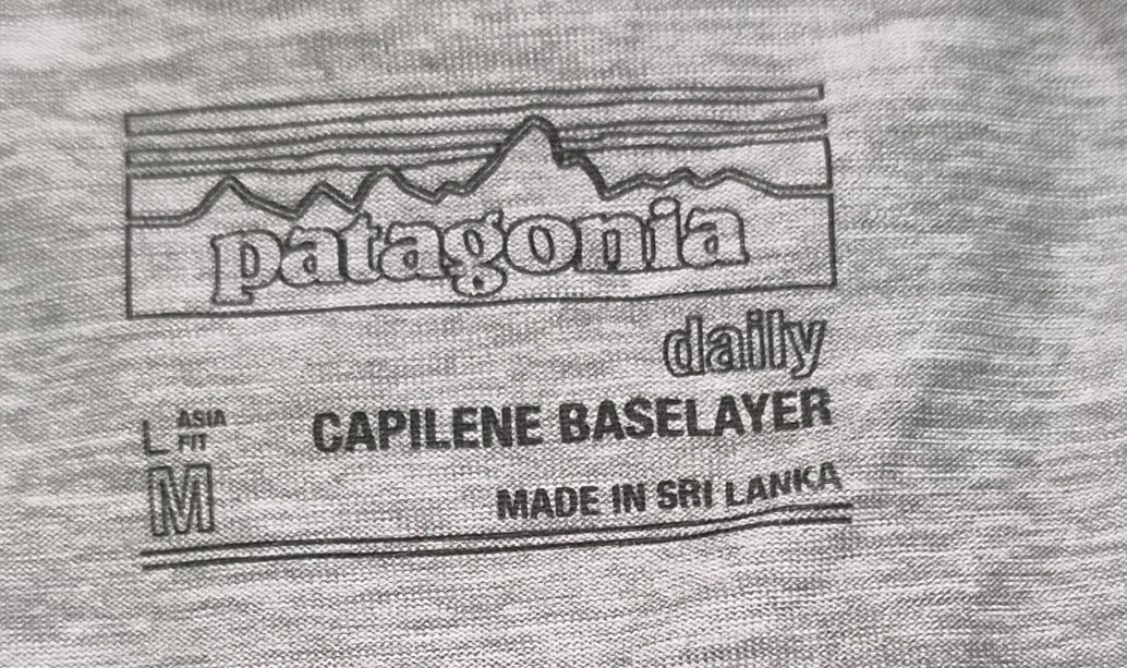 MENS PATAGONIA CAPILENE BASELAYER T-SHIRT SIZE MEDIUM