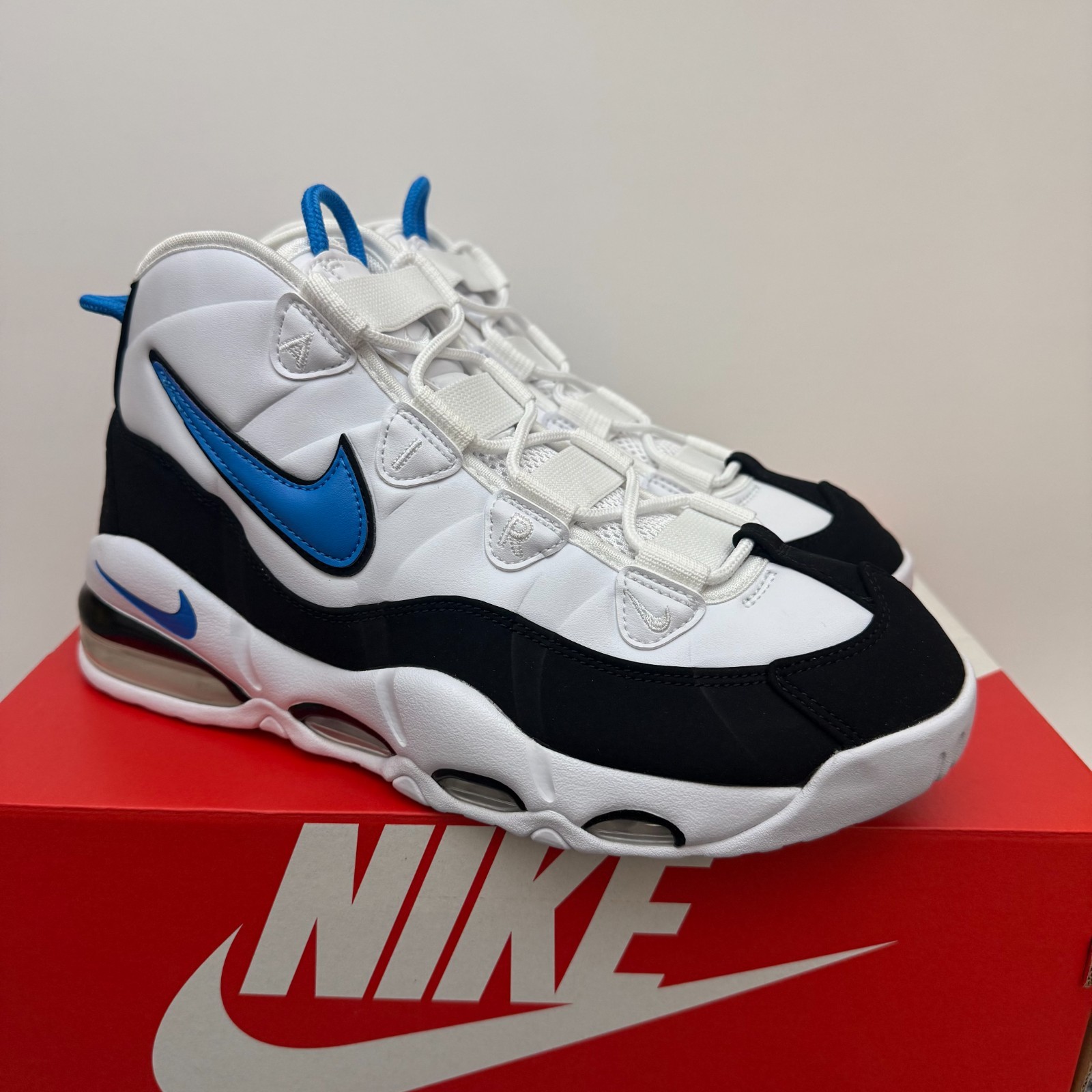 Nike Air Max Uptempo 95 Orlando Magic White Black Blue CK0892 103 Men Size 10