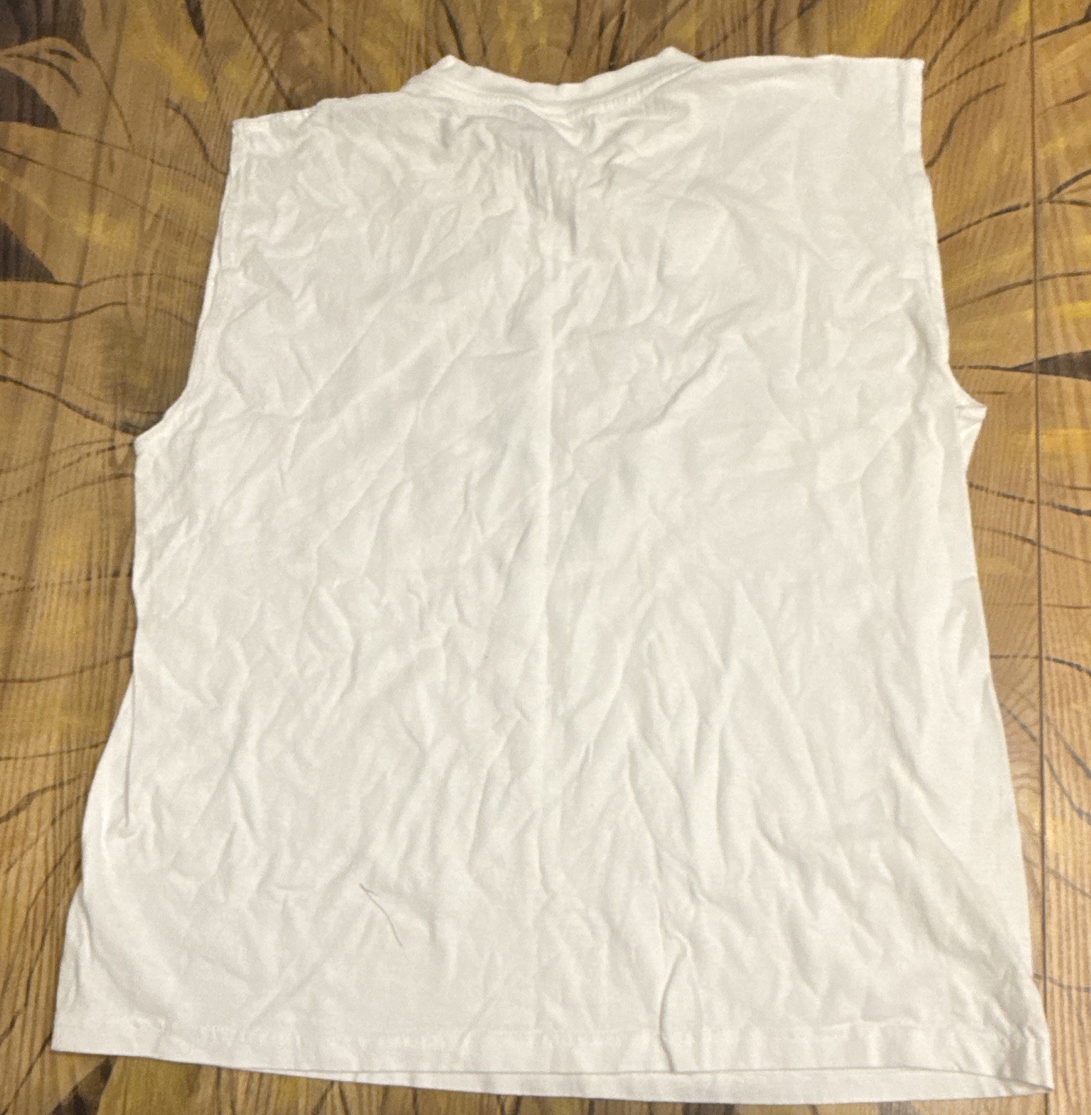 Cotton Heritage Men’s White Nashville Eagle Graphic Knit Cotton Tank T-Shirt L