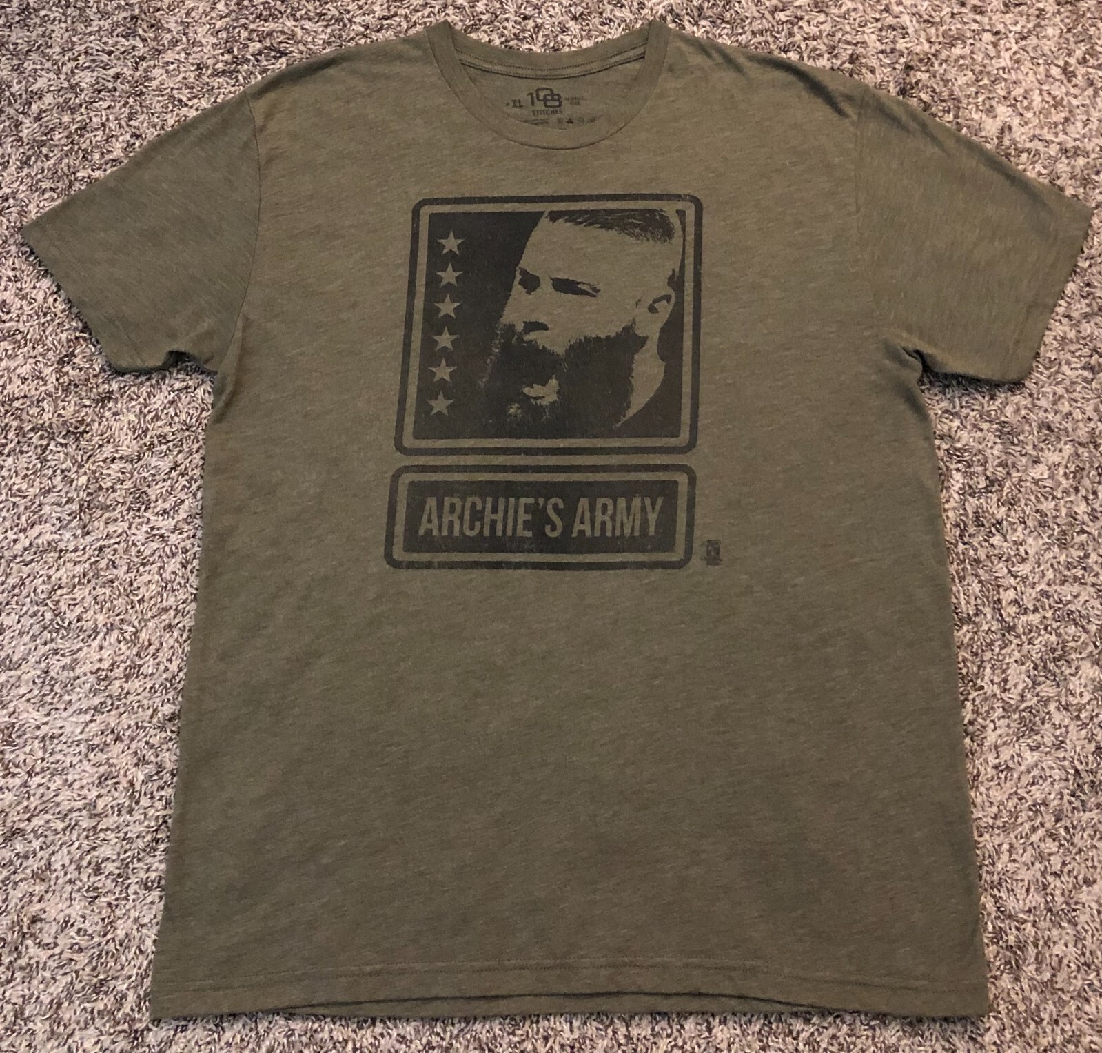 Archie’s Army Official Archie Bradley 108 Stitches Men’s T-Shirt Size XL