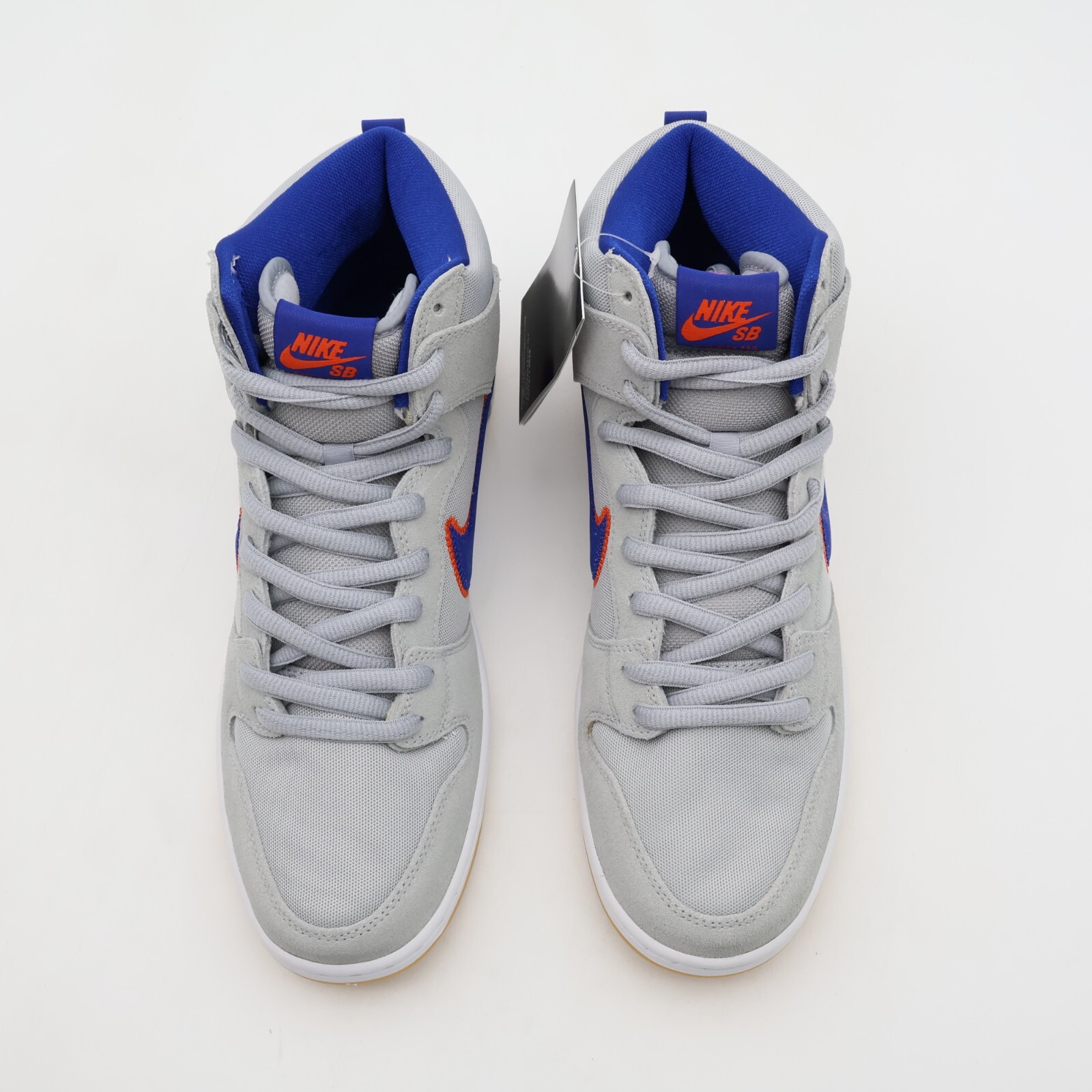 DH7155-001 Nike Dunk High SB New York Mets Rush Blue Team Orange Cloud Gray Gum