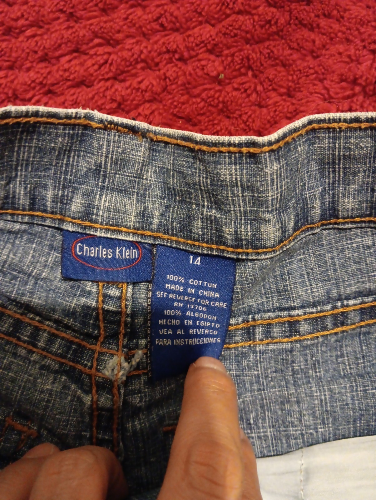 Charter Klein Jeans Classic Fit Size 14 Regular