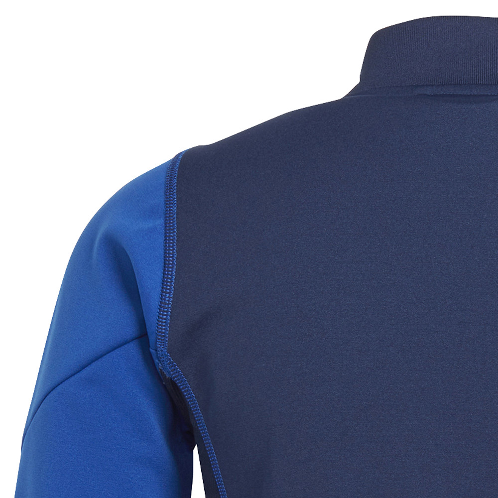 adidas Tiro23 Competition Full Zip Track Jacket Youth Boys Blue Casual Athletic