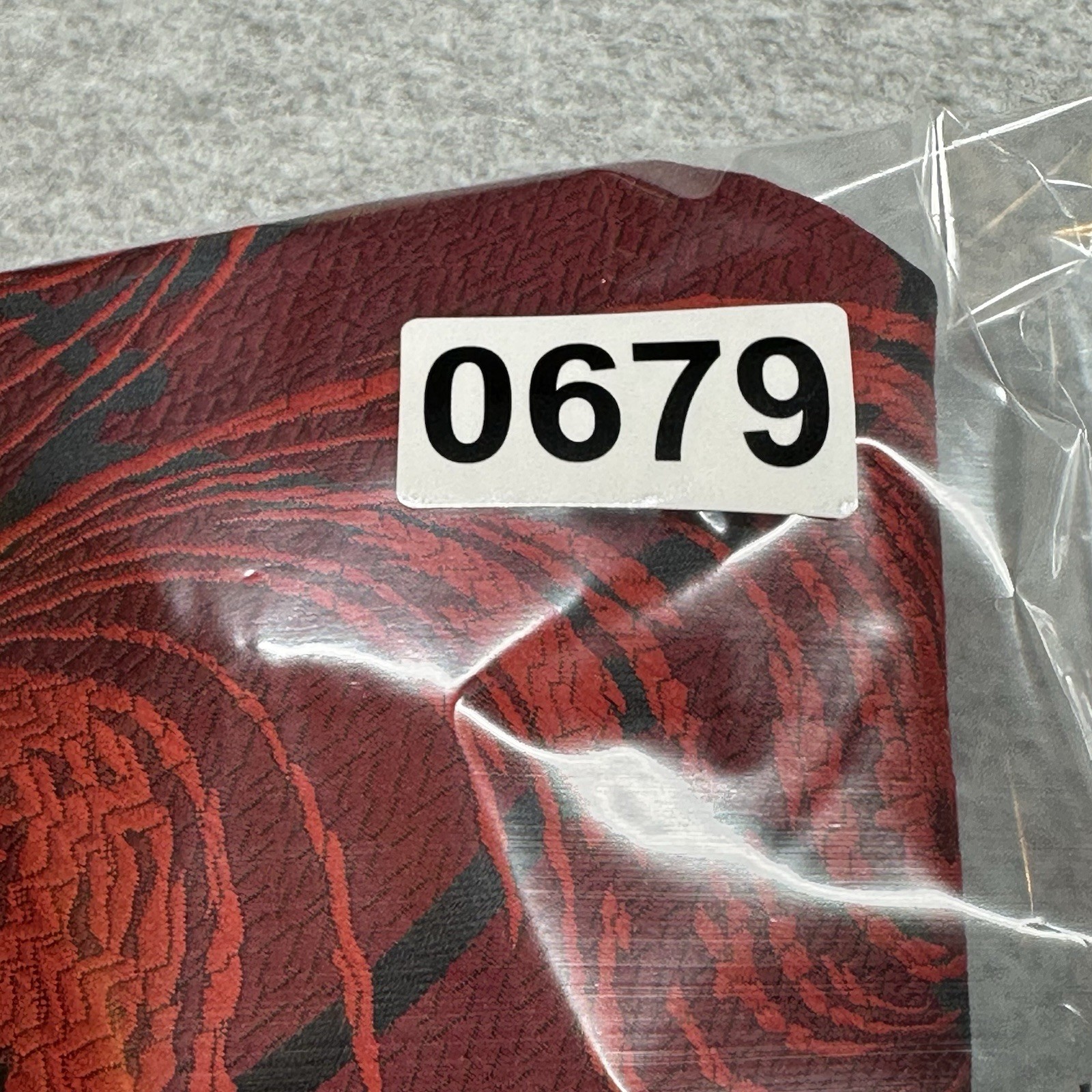 Vintage Commodore Trevira Wide Textured Red & Burgundy Necktie Retro Style