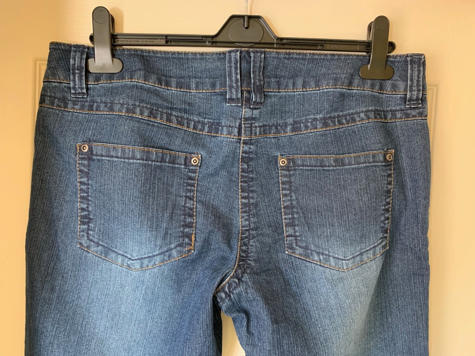 Dorothy Perkins Blue Pre-worn Stretchy Vintage Bootcut Denim Jeans Y2K. SIZE 14