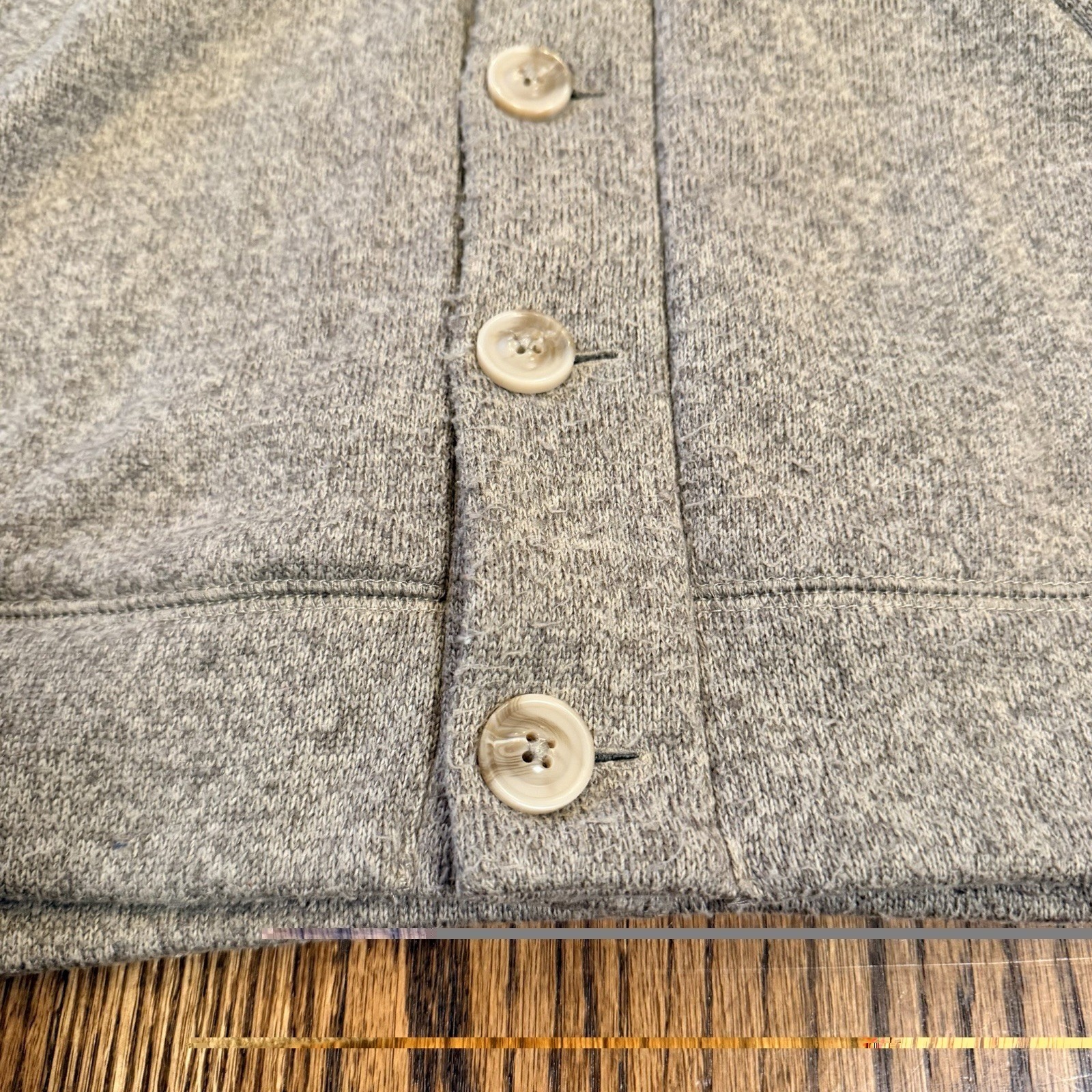 Pendleton Shawl Collar Cardigan Sweater Elbow Patches Medium Oatmeal Tan Grandpa