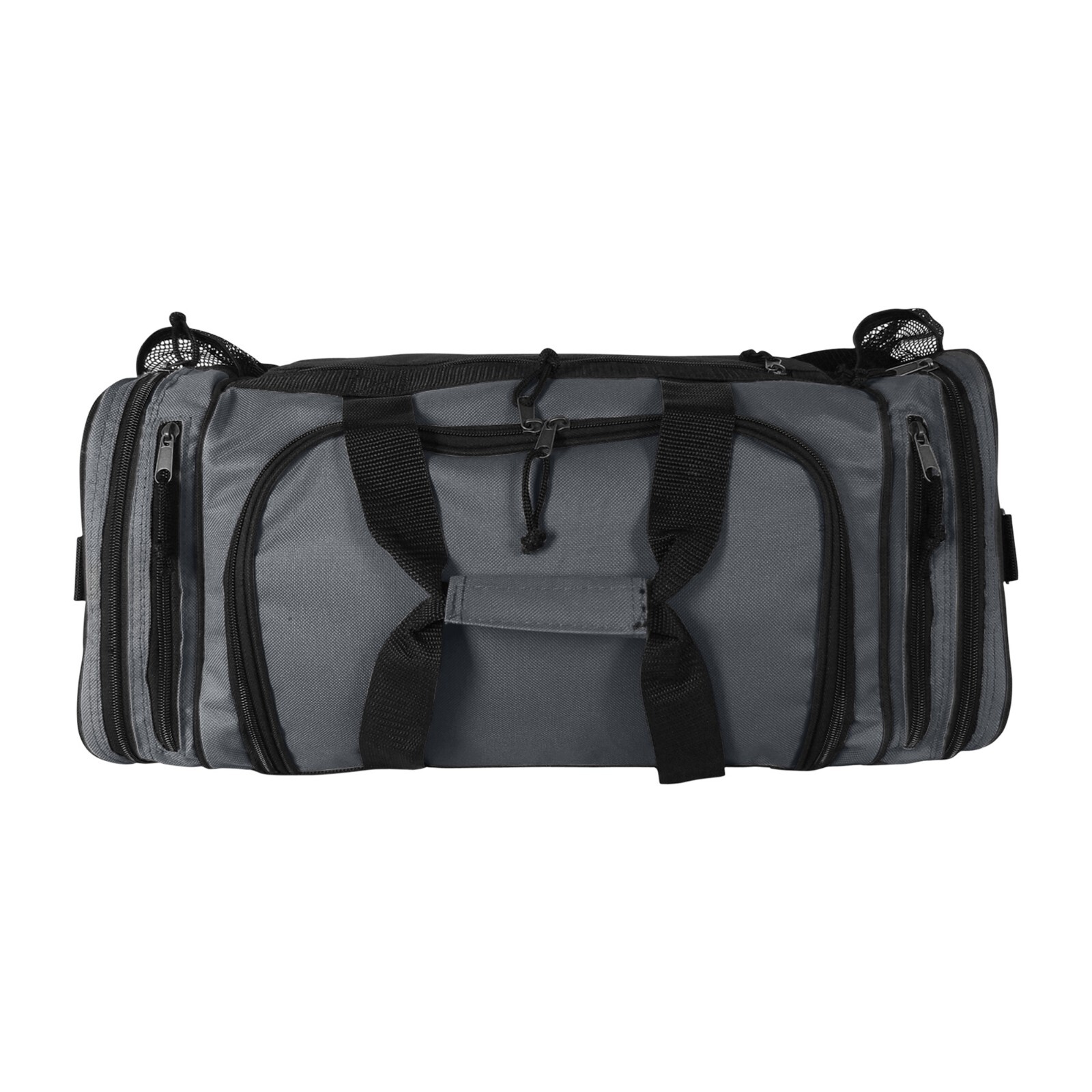 DALIX Brand New Duffle Bag Sports Duffel Bag in Black Gym Bag Gray
