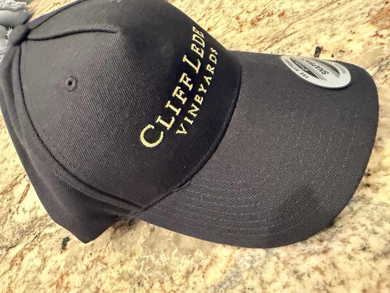 Cliff Lede Vineyards snapback Hat The Classics By Yupopng Acrylic/Wool Black