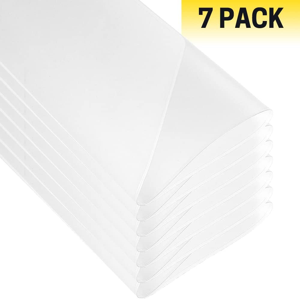 7PCS Checkbook Vinyl Protector Divider Inserts for Duplicate Checks Sets