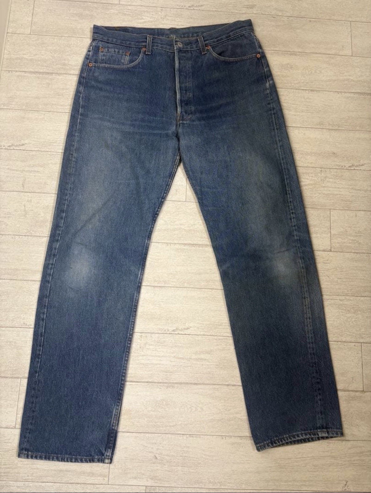 Vintage Levi’s 501 Valencia Redline Selvedge Denim W38 L36 USA 1990s Big Size