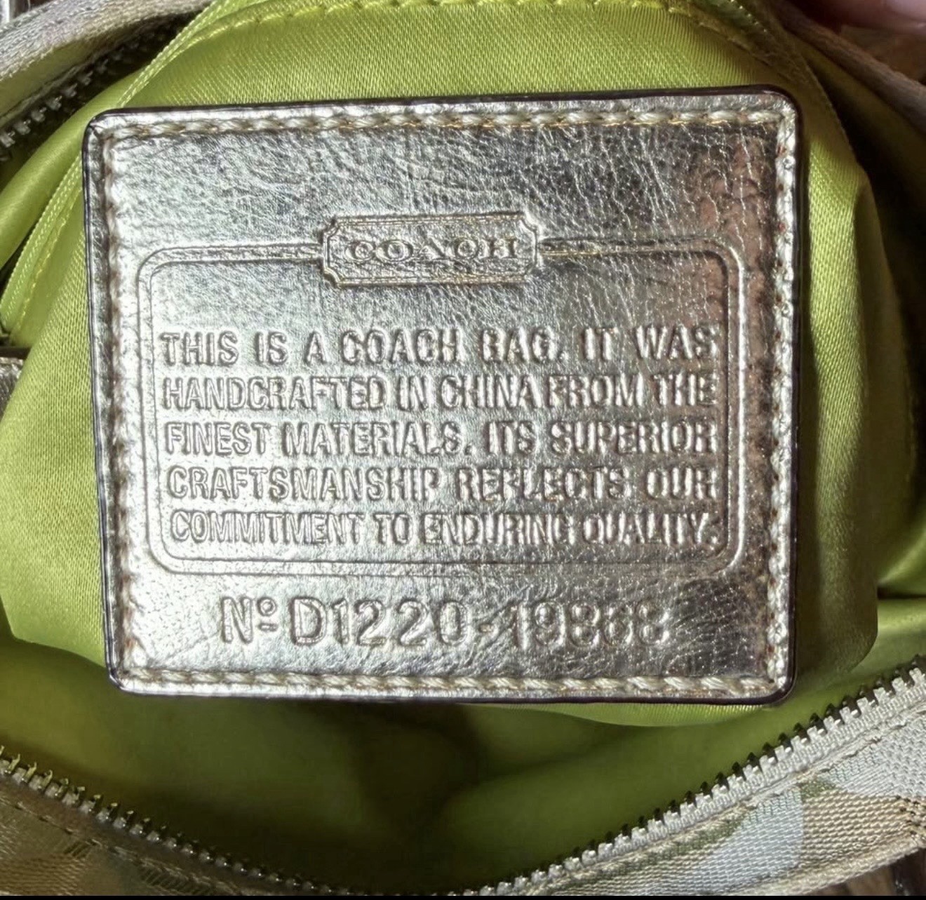 Coach Y2K Poppy Tote Bag