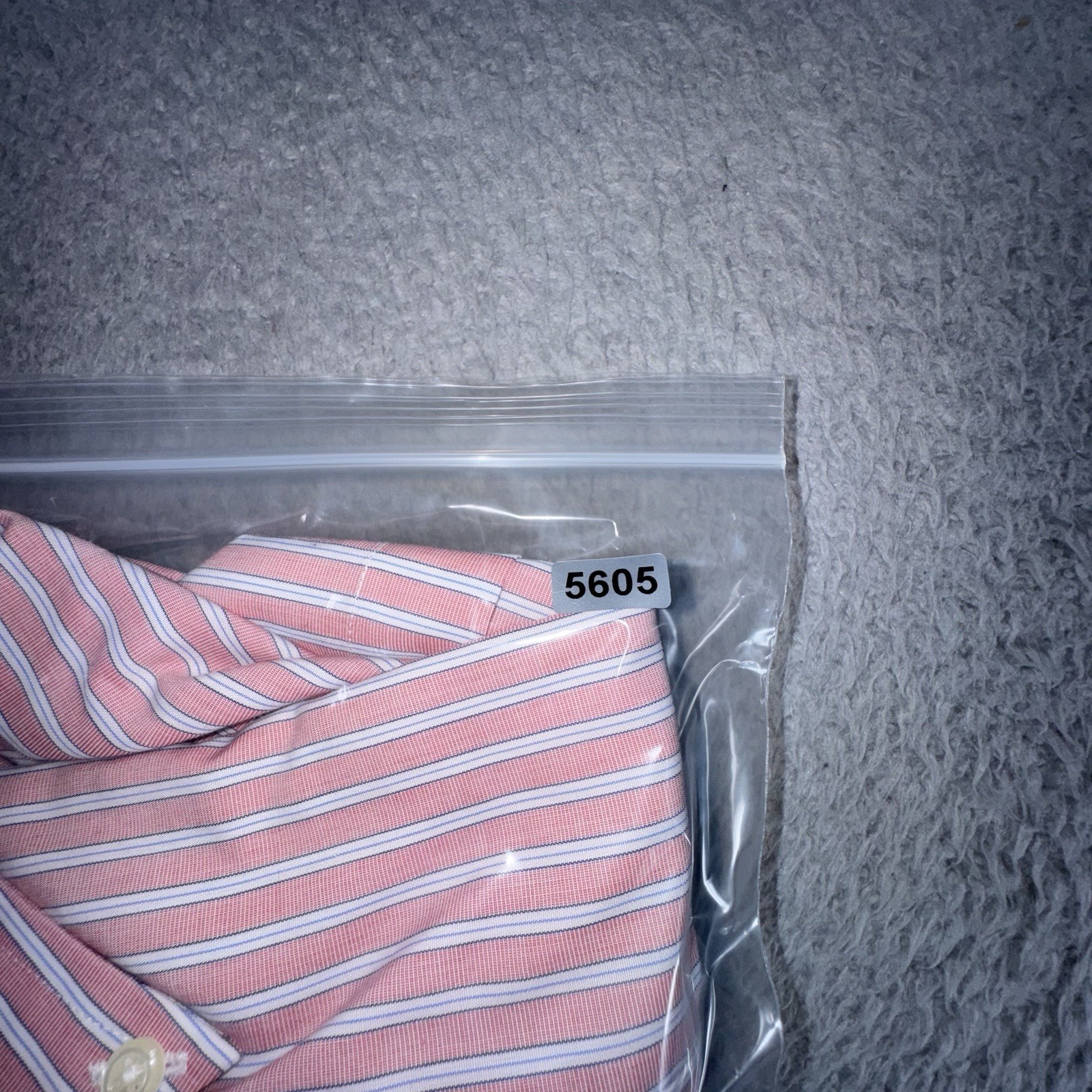 Brooks Brothers Madison Fit Pink Striped Shirt 16.5 36 Large Non-Iron Supima Men