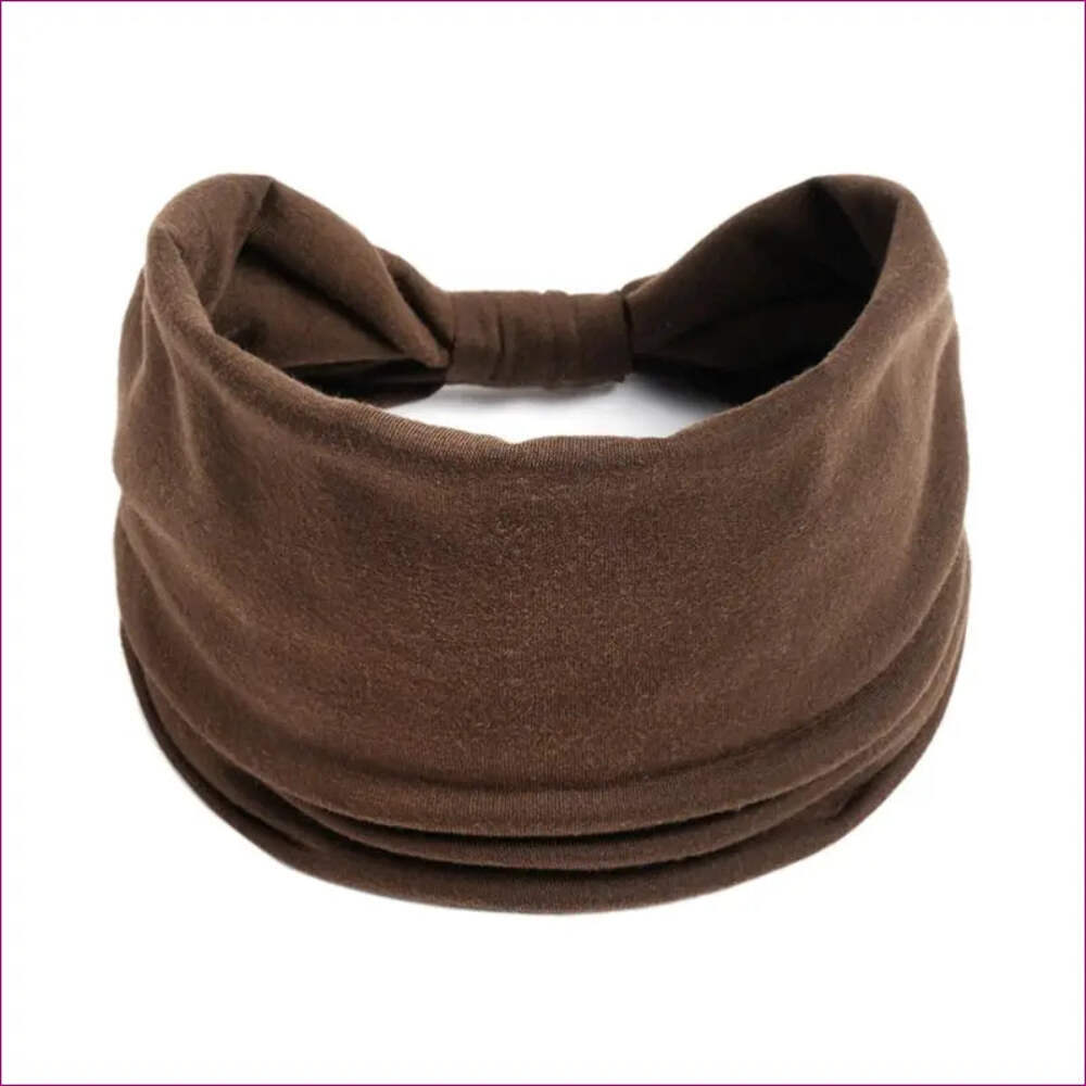 Elevate Your Style with Solid Colour Knot Wide Headbands