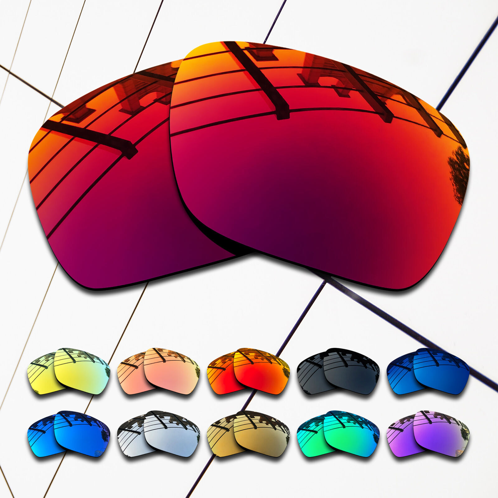 TRUE POLARIZED Replacement Lenses for-Oakley Hijinx Frame OO9021 Multi-Colors