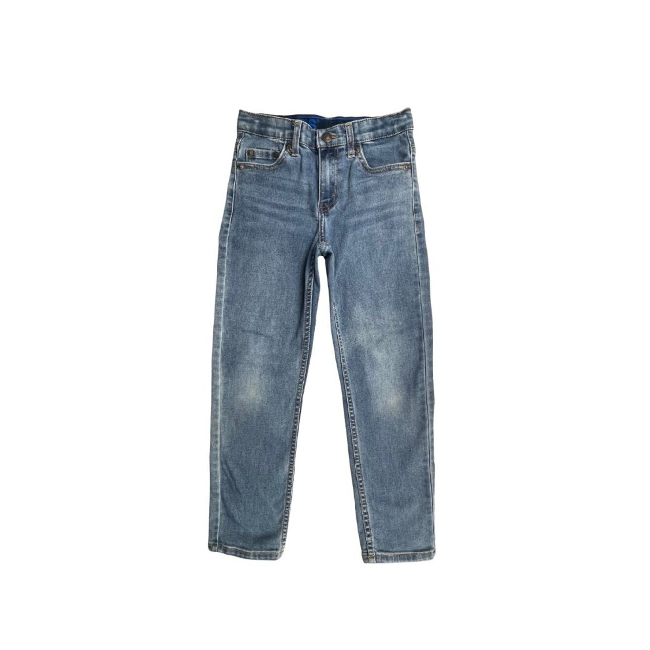 Levi’s 502 Regular Boys Jeans Size 7 Reg Adjustable Waist Light Wash Denim
