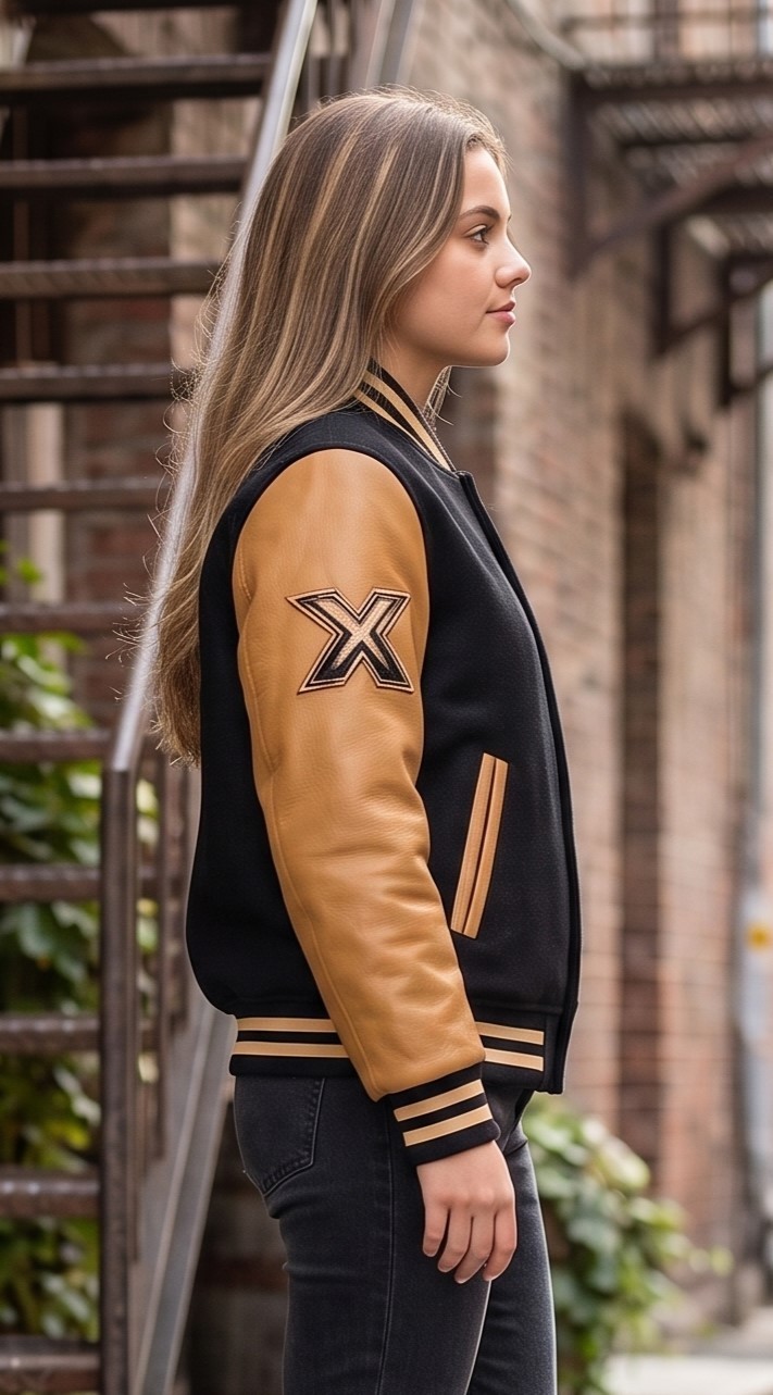 X-Men Inspired Varsity Leather Jacket Men’s Women’s Letterman Boomber Jacket