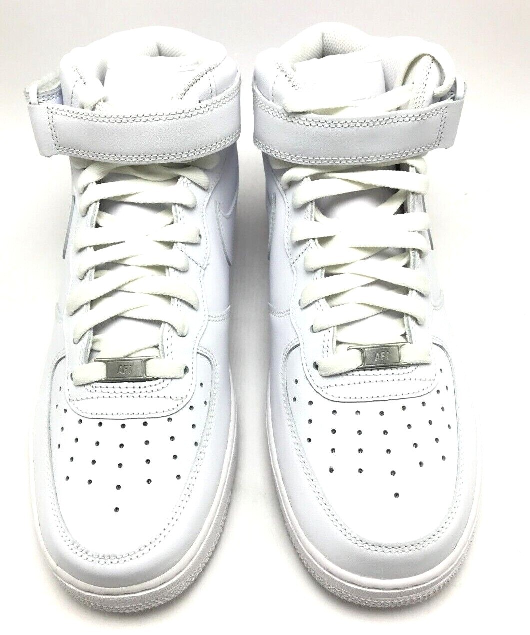 *NEW* Men Nike Air Force 1 Mid ’07 Leather Triple White (CW2289 111)