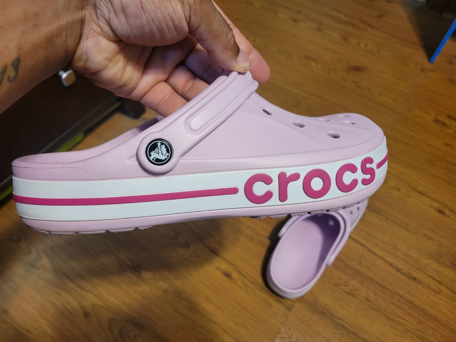 Crocs Bayaband Men’s Size 11 Pink Pre-Owned