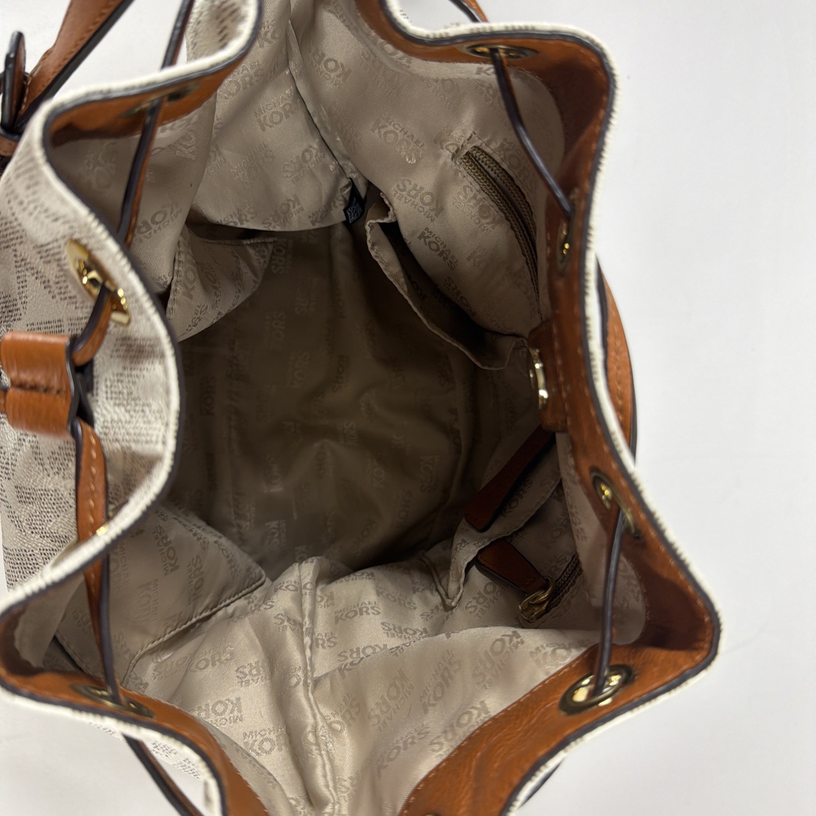 MICHAEL KORS MK Logo Drawstring Handbag