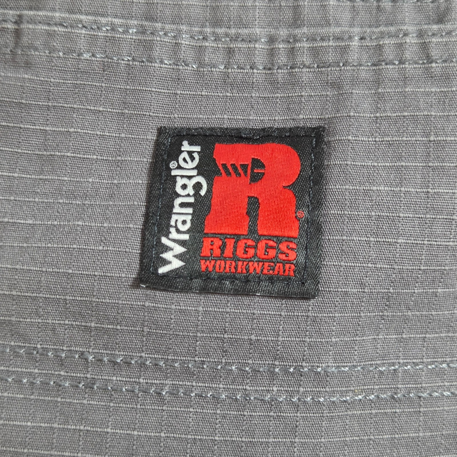 Wrangler Riggs Workwear Mens Ripstop Work Pants 32×30 Gray Utility Cotton