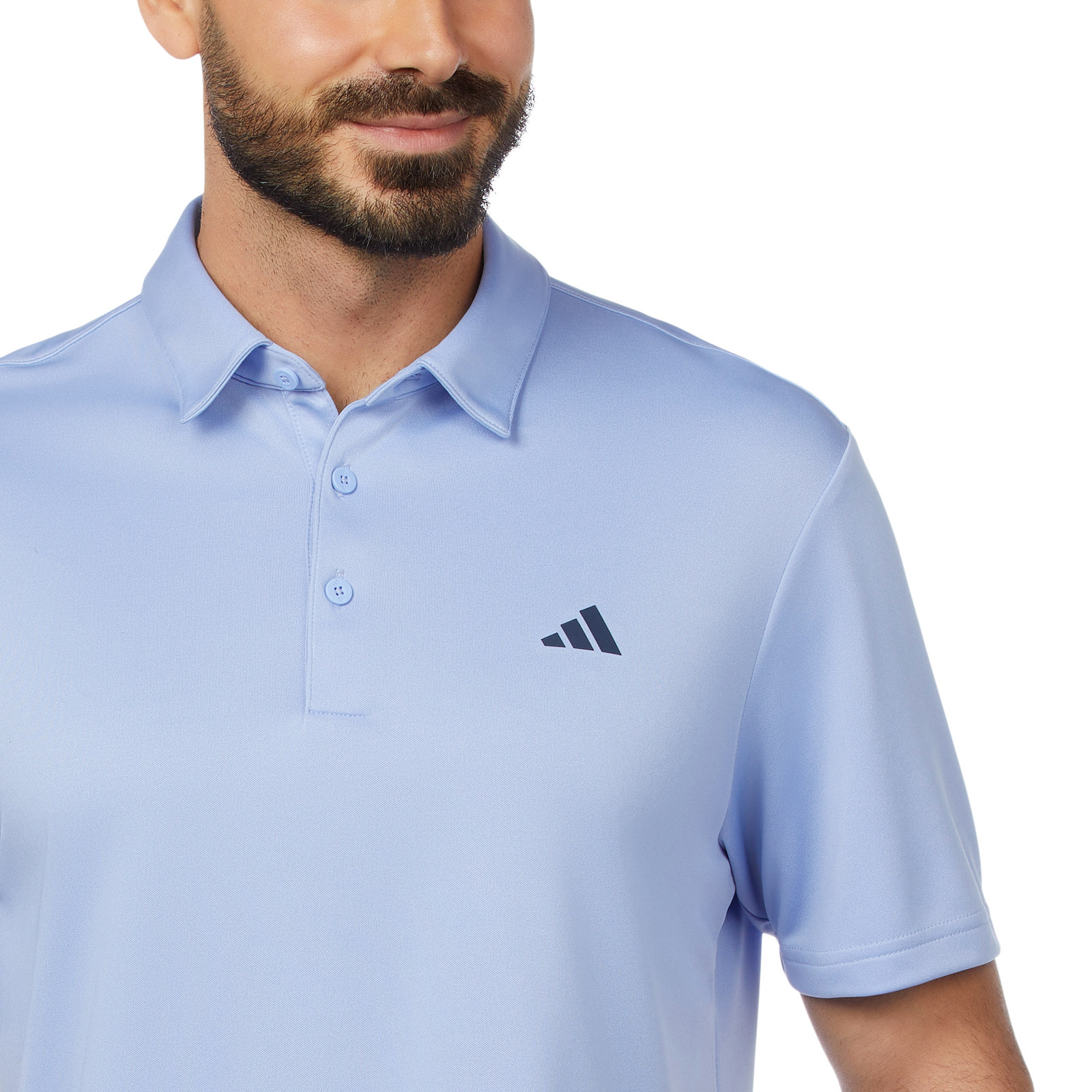 adidas Men’s Regular Fit 3-Button Placket Golf Polo