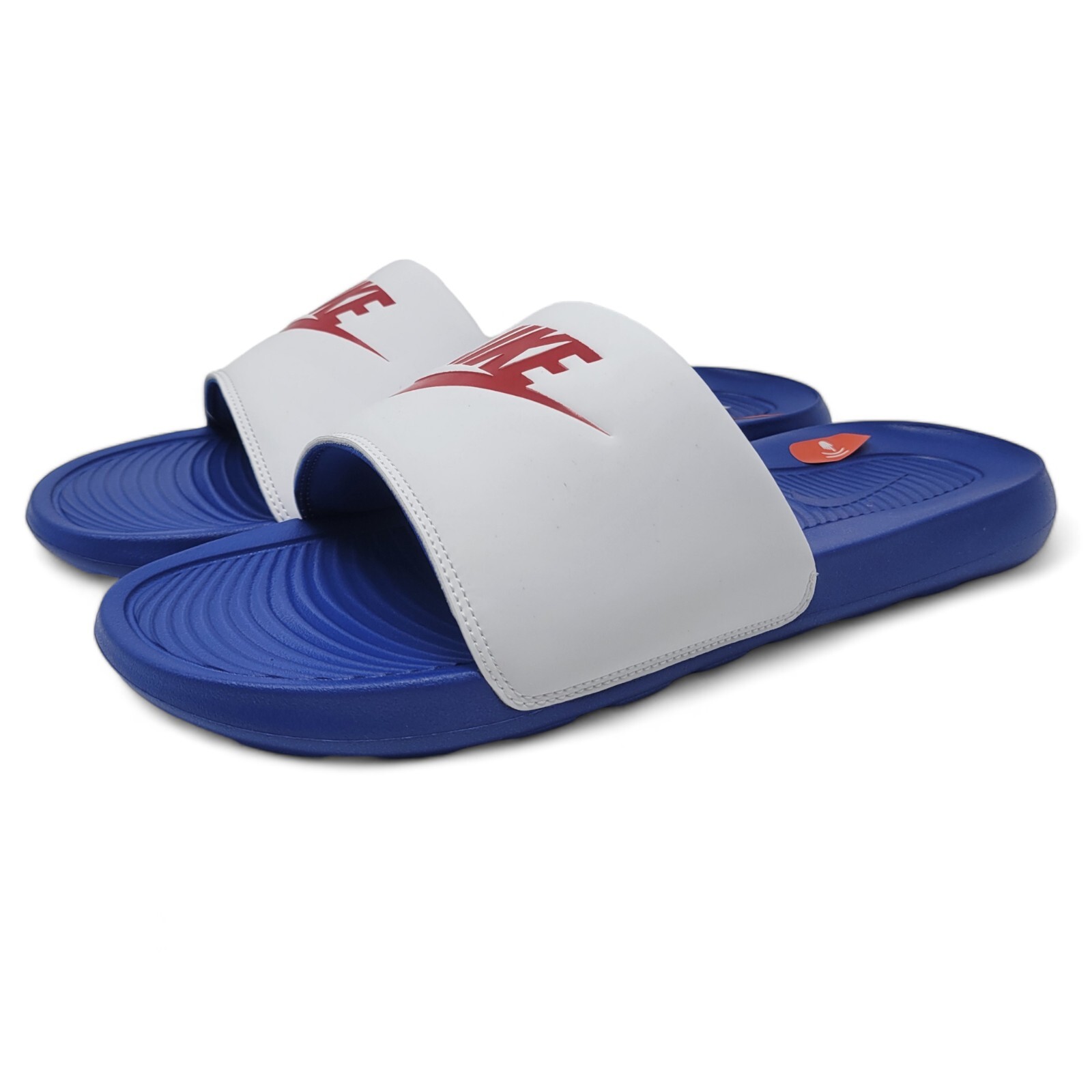 Nike Victori One Athletic Slides Men’s Sizes 14/15 Red/White/Blue Sport Sandals