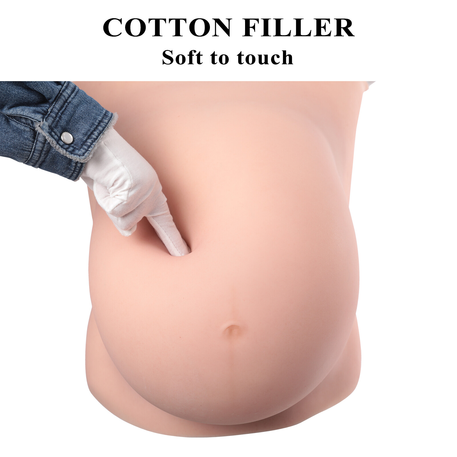 Silicone Pregnant Belly Artificial Belly Prosthetics Fake Pregnancy Belly Prop