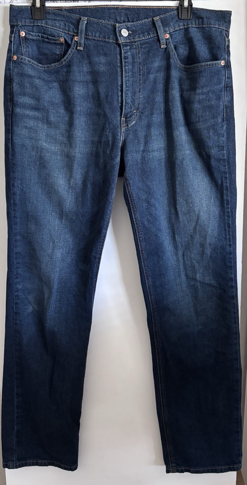Levi’s 541 Dark Blue Men’s Stretch Athletic Tapered Denim Jeans Size 36W X 34L