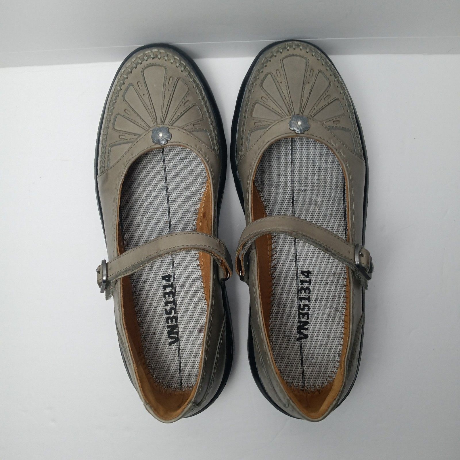 Dr Comfort Paradise Mary Jane Taupe Leather Orthotic Ready NO INSOLES Shoes 8.5M