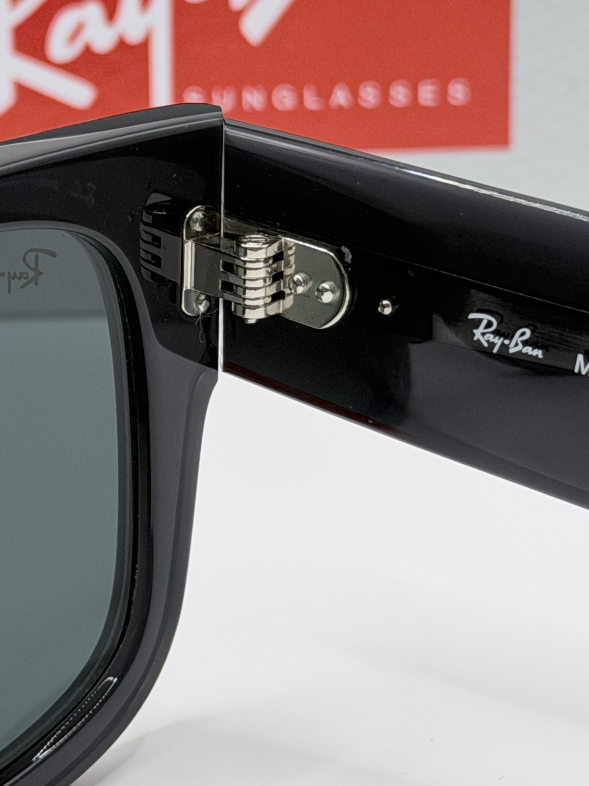 Ray-Ban MEGA WAYFARER RB0840S 1406/B1 Sunglasses Black Frames Gray Lenses 145
