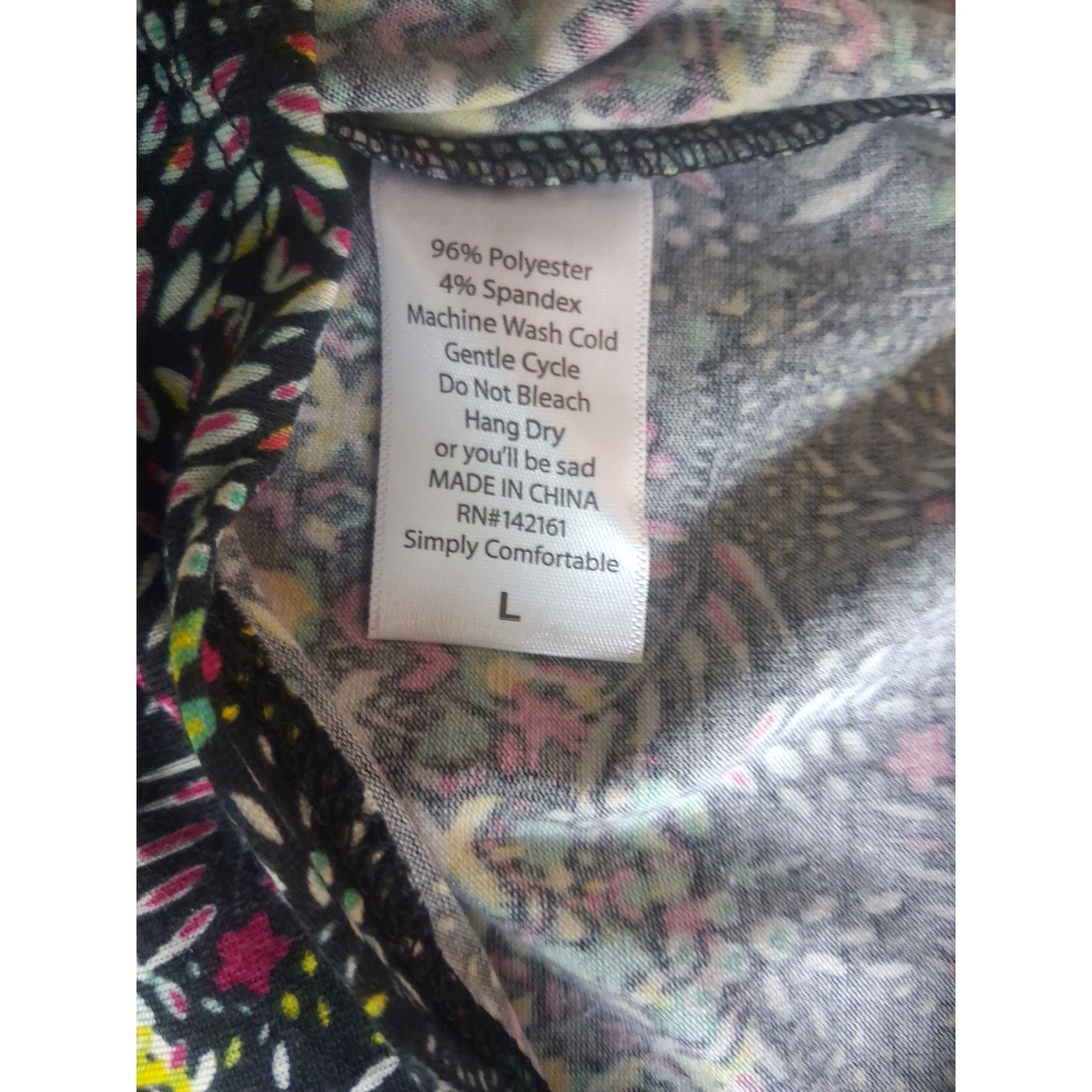 LuLaRoe Julia Dress Multicolor Short Sleeve Form Fitting Midi Womens Size L