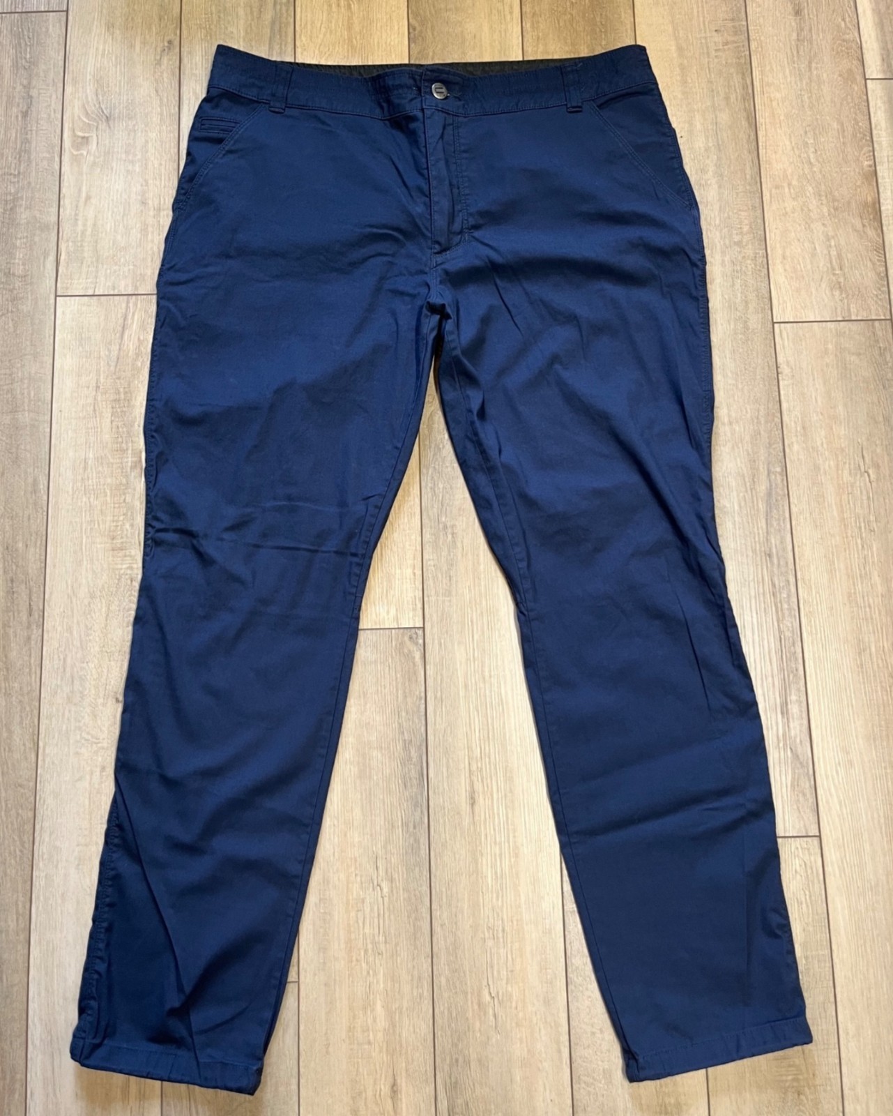 Kuhl Resistor Lite Chino Pants Blue Mens Tag 38×32 Actual 38×30.5 Hiking Stretch