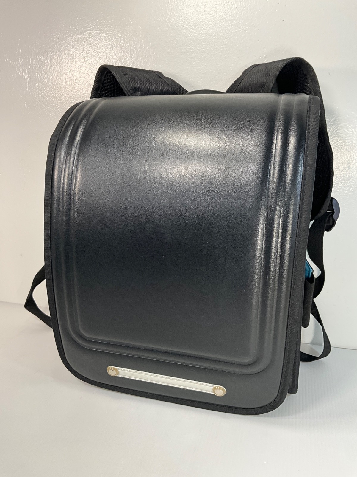 Japanese Randoseru Backpack Full Size BLACK PU Leather School Bag