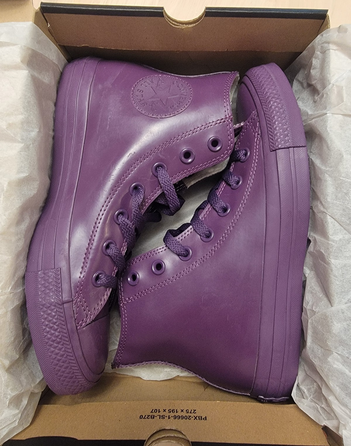 Converse CTAS Rubber Hi Elderberry 144741C Unisex M5 / W7 NIB FREE SHIPPING!!