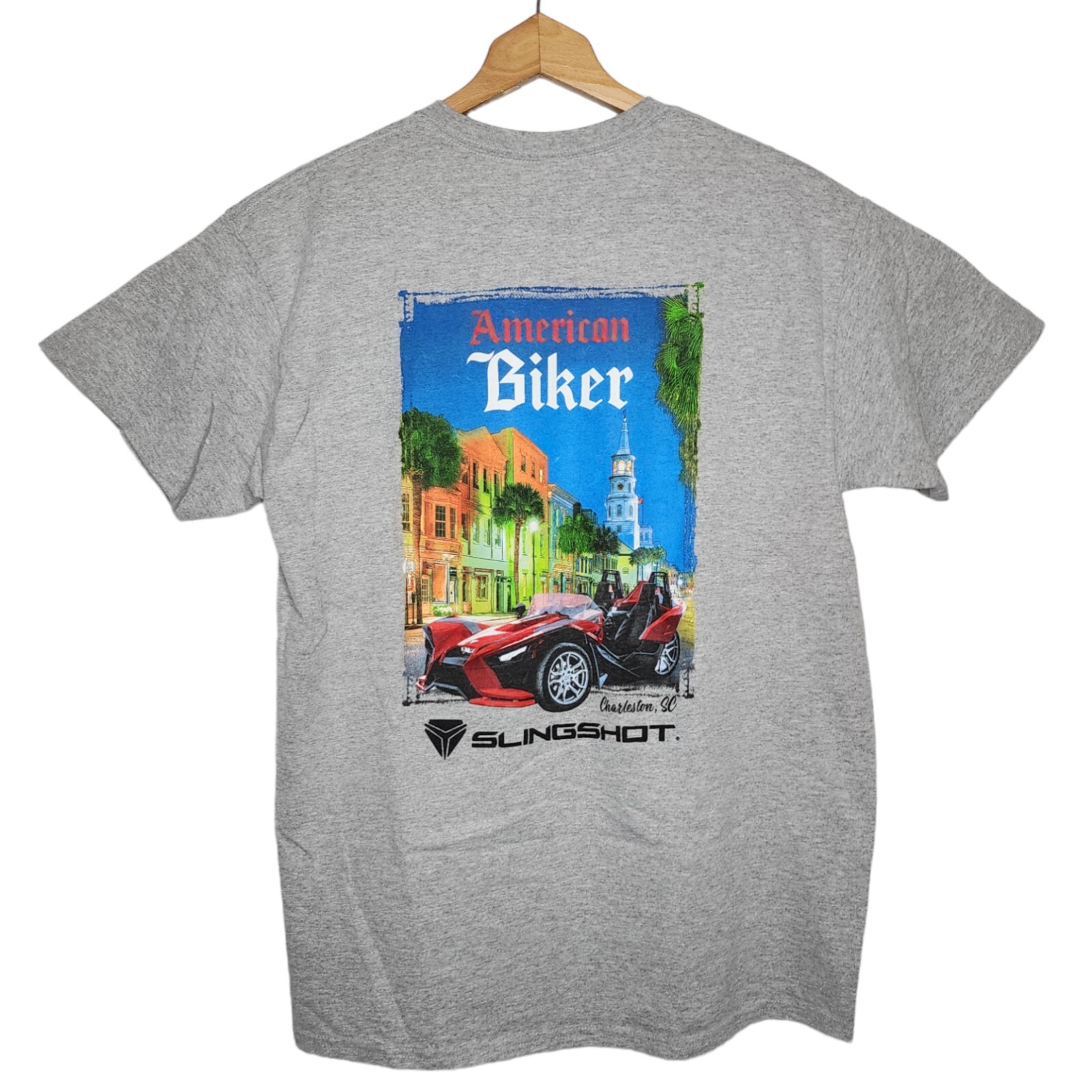Slingshot Dealer Charleston SC T Shirt – American Biker – Men’s Large