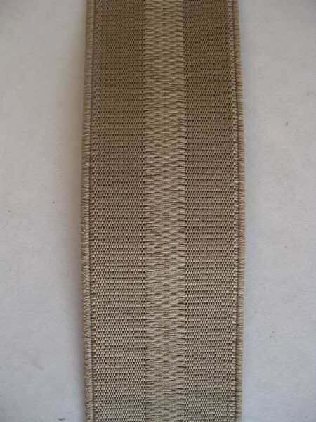 Men’s Suspenders, Y Style Hi Lite Grey Stripes, Button On with Leather Ears, USA