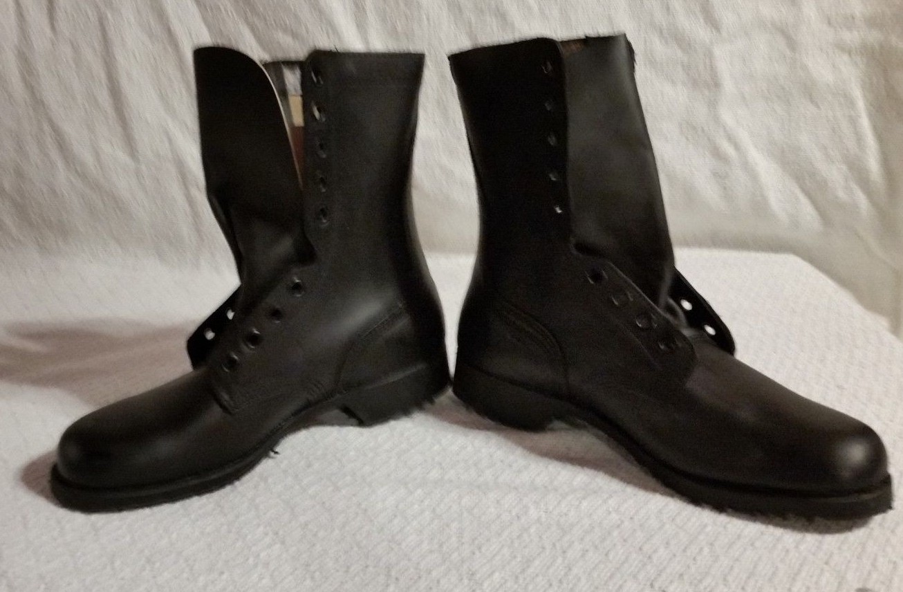 NEW US MILITARY RO-SEARCH BLACK POLISHED LEATHER COMBAT BOOTS ALL SIZES