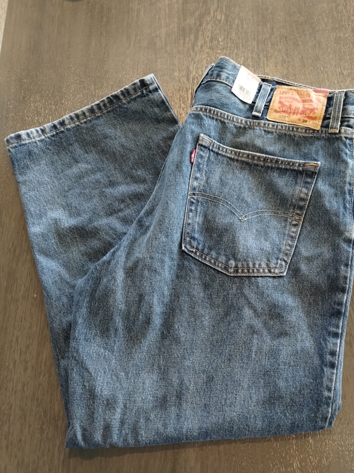 Levi’s 578 Men’s Blue Jeans, Size 38Wx30L Baggy Blue MSRP $69.50