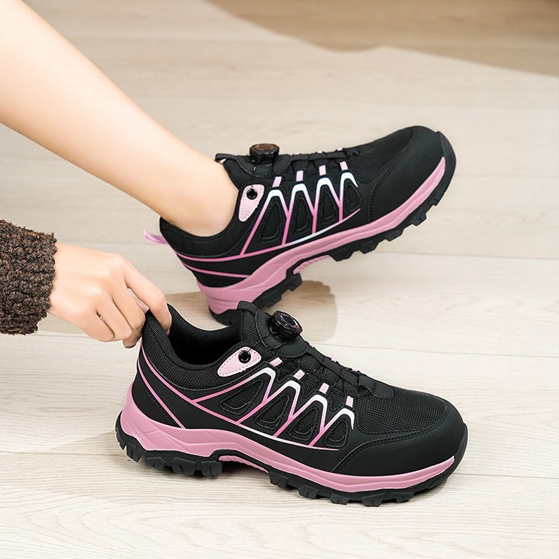 Women Rotary Buckle Steel Toe Safety footwear Indestructible comfortable Work