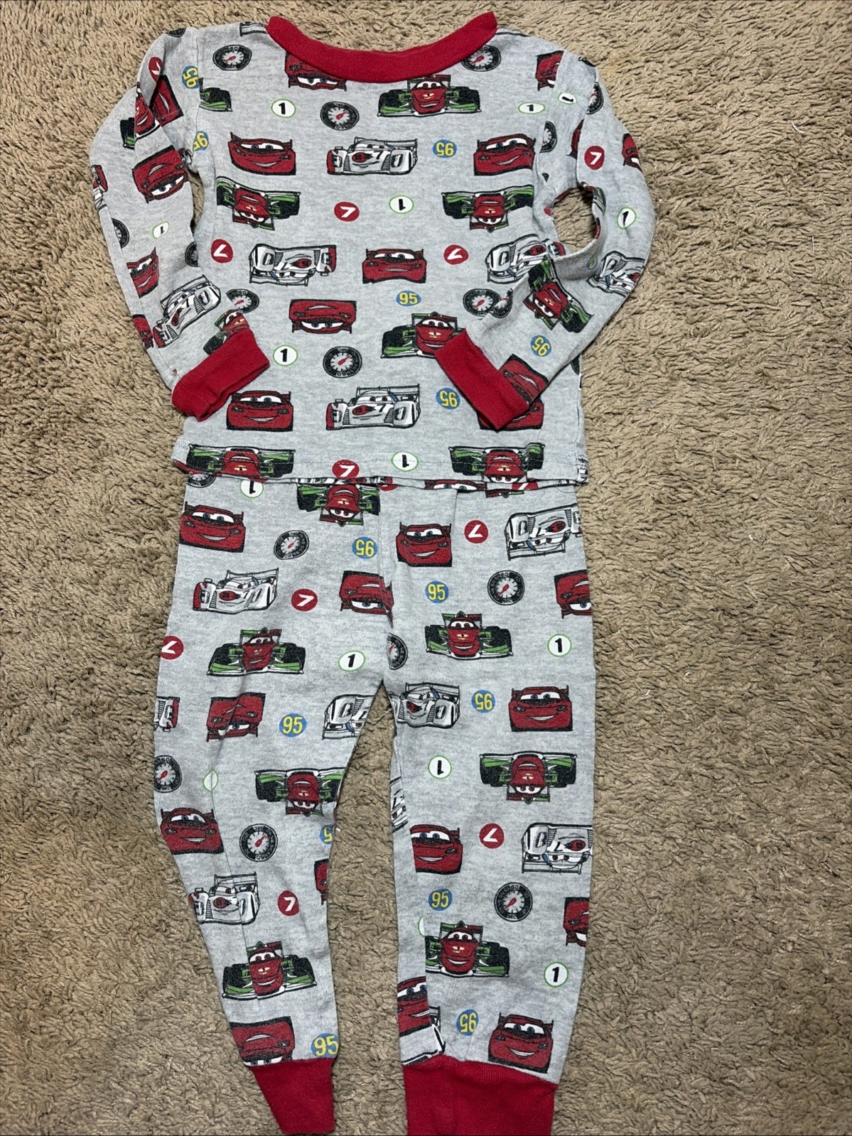 Boys Cars Character And Transformers Character Pajamas Set Of 2 Size 4T