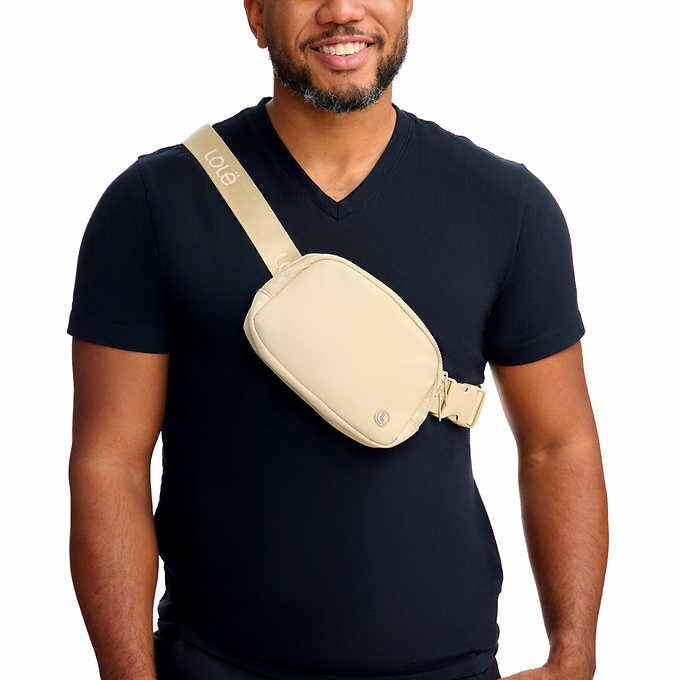 LOLE Unisex Belt Bag Black or Tan