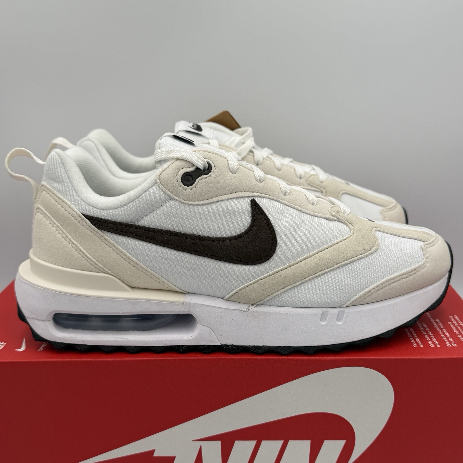 Nike Air Max Dawn White /Baroque Brown DC4068-102 Women’s Size 9 Sneakers